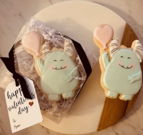 VALENTiNES 1 COOKiE SET - LOVE MONSTER