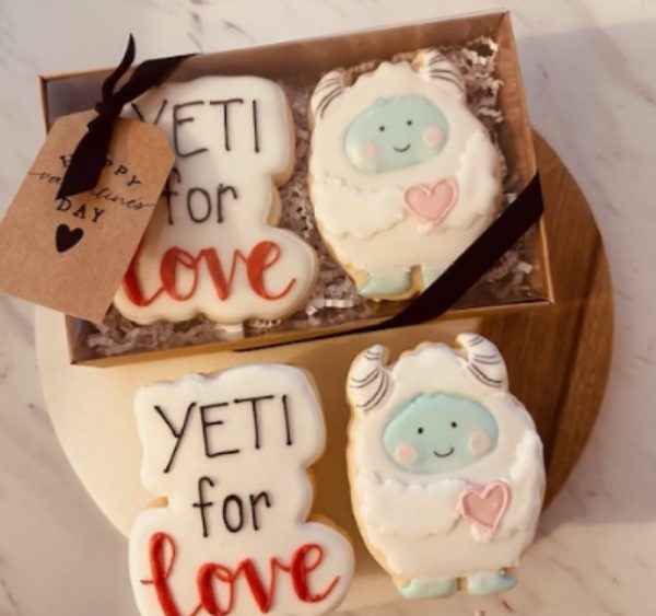 VALENTiNES 2 COOKiE SET - YETi FOR LOVE